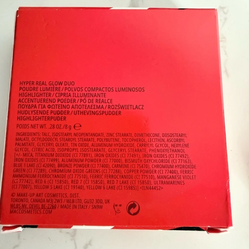 MAC Cosmetics Hyper Real Glow Duo in Fortune Teller/Blizzard Wizard NIB